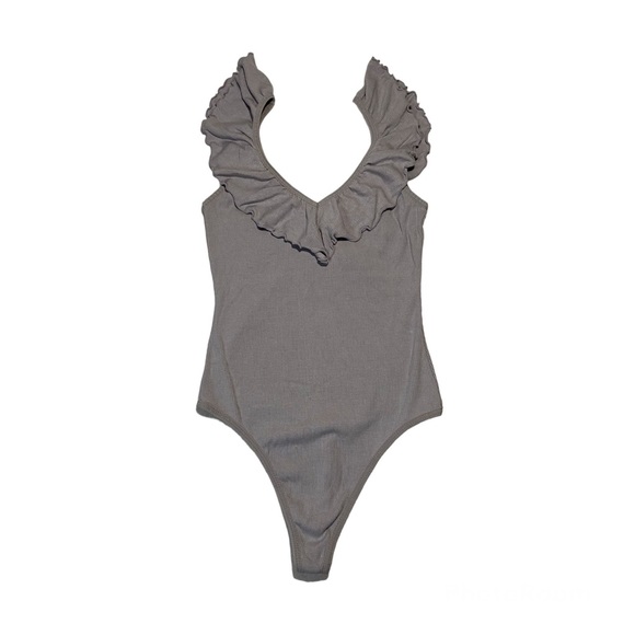 ARITZIA WILFRED Danette Bodysuit in Gray Size XS - Picture 2 of 8